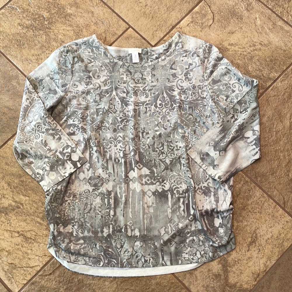 + nwot + CHICO’S Rhinestone Top